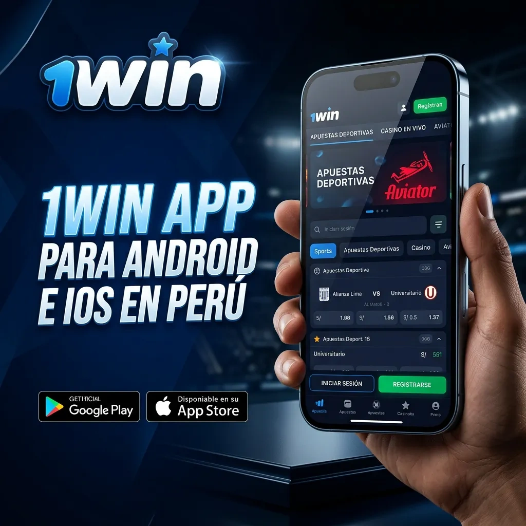 1win: Descarga de la app para Android e iOS en Perú